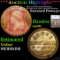 ***Auction Highlight*** 1862 J. Gault’s Encased Postage EP-34B Large Ayers, silvering remains Graded