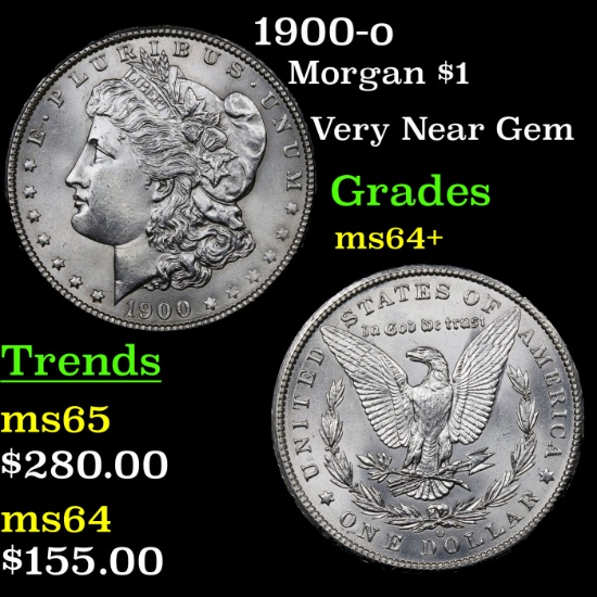 1900-o Morgan Dollar $1 Grades Choice+ Unc