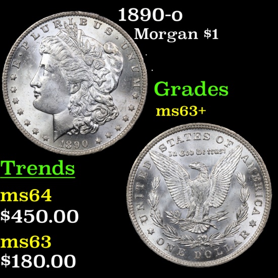 1890-o Morgan Dollar $1 Grades Select+ Unc