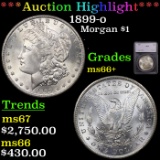 ***Auction Highlight*** 1899-o Morgan Dollar $1 Graded ms66+ By SEGS (fc)