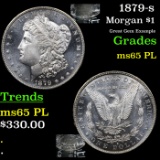 1879-s Morgan Dollar $1 Grades GEM Unc PL