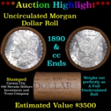 ***Auction Highlight*** 1890 & CC Uncirculated Morgan Dollar Shotgun Roll (fc)