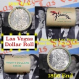 ***Auction Highlight*** Full Morgan/Peace Casino Las Vegas Flamingo silver $1 roll $20, 1886 & 1896