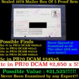 Original sealed box 5- 1978 United States Mint Proof Sets