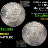 1889-s vam 5 I2 R5 Morgan Dollar $1 Grades Select Unc
