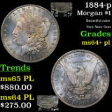1884-p Morgan Dollar $1 Grades Choice Unc+ PL