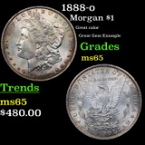 1888-o Morgan Dollar $1 Grades GEM Unc