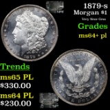 1879-s Morgan Dollar $1 Grades Choice Unc+ PL