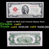 1928G $2 Red seal United States Note Grades Select CU