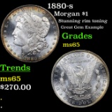 1880-s Morgan Dollar $1 Grades GEM Unc