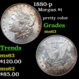 1880-p Morgan Dollar $1 Grades Select Unc