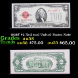 1928F $2 Red seal United States Note Grades Choice AU/BU Slider