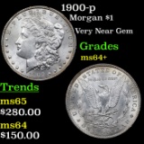 1900-p Morgan Dollar $1 Grades Choice+ Unc