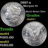 1897-s Morgan Dollar $1 Grades Select+ Unc