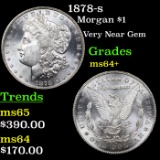 1878-s Morgan Dollar $1 Grades Choice+ Unc
