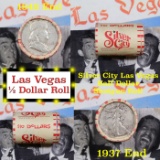 ***Auction Highlight*** Old Casino 50c Roll $10 Halves Las Vegas Casino Sliver City 1937 walker & 19