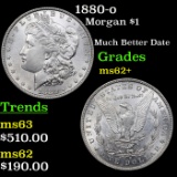 1880-o Morgan Dollar $1 Grades Select Unc