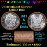 ***Auction Highlight*** 1879 & CC Uncirculated Morgan Dollar Shotgun Roll (fc)