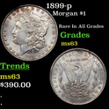 1899-p Morgan Dollar $1 Grades Select Unc