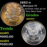 1882-o Morgan Dollar $1 Grades Choice+ Unc