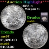 ***Auction Highlight*** 1885-o Morgan Dollar $1 Graded ms66+ By SEGS (fc)