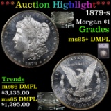***Auction Highlight*** 1879-s Morgan Dollar $1 Graded ms65+ DMPL By SEGS (fc)