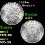 1881-o Morgan Dollar $1 Grades Select Unc