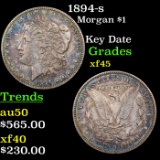 1894-s Morgan Dollar $1 Grades xf+