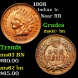 1908 Indian Cent 1c Grades Select Unc BN