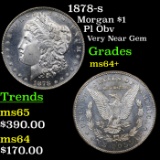 1878-s Morgan Dollar $1 Grades Choice+ Unc
