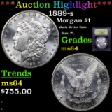 ***Auction Highlight*** 1889-s Morgan Dollar $1 Graded Choice Unc By USCG (fc)