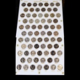 Complete Jefferson Nickel Set 1938-1964 72 coins All UNCS