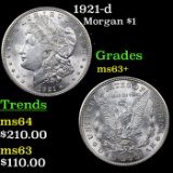 1921-d Morgan Dollar $1 Grades Select+ Unc