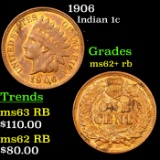 1906 Indian Cent 1c Grades Select Unc RB