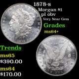 1878-s Morgan Dollar $1 Grades Choice+ Unc