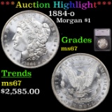 ***Auction Highlight*** 1884-o Morgan Dollar $1 Graded ms67 By SEGS (fc)
