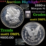 ***Auction Highlight*** 1880-s Morgan Dollar $1 Graded ms65 DMPL By SEGS (fc)