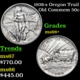 1938-s Oregon Trail Old Commem Half Dollar 50c Grades GEM++ Unc