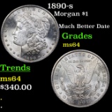 1890-s Morgan Dollar $1 Grades Choice Unc