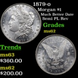 1879-o Morgan Dollar $1 Grades Select Unc
