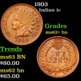 1903 Indian Cent 1c Grades Select Unc BN