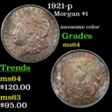 1921-p Morgan Dollar $1 Grades Choice Unc
