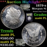 ***Auction Highlight*** 1879-s Morgan Dollar $1 Graded GEM+ UNC PL By USCG (fc)