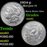 1904-p Morgan Dollar $1 Grades Select Unc