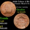 1828 Cohen 2 R2 Classic Head half cent 1/2c Grades vg details