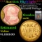 ***Auction Highlight*** J. Gault’s 1862 Encased Postage, EP8, TAKE AYERS PILLS & 3c Rose stamp exel