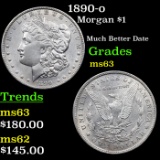 1890-o Morgan Dollar $1 Grades Select Unc