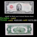 1928F $2 Red seal United States Note Grades Select CU