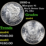 1890-s Morgan Dollar $1 Grades Choice Unc