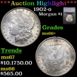 ***Auction Highlight*** 1902-o Morgan Dollar $1 Graded ms66+ By SEGS (fc)